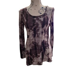 EUC Simply Vera by Vera Wang Tie-Dye Scoop Neck Top – Size M